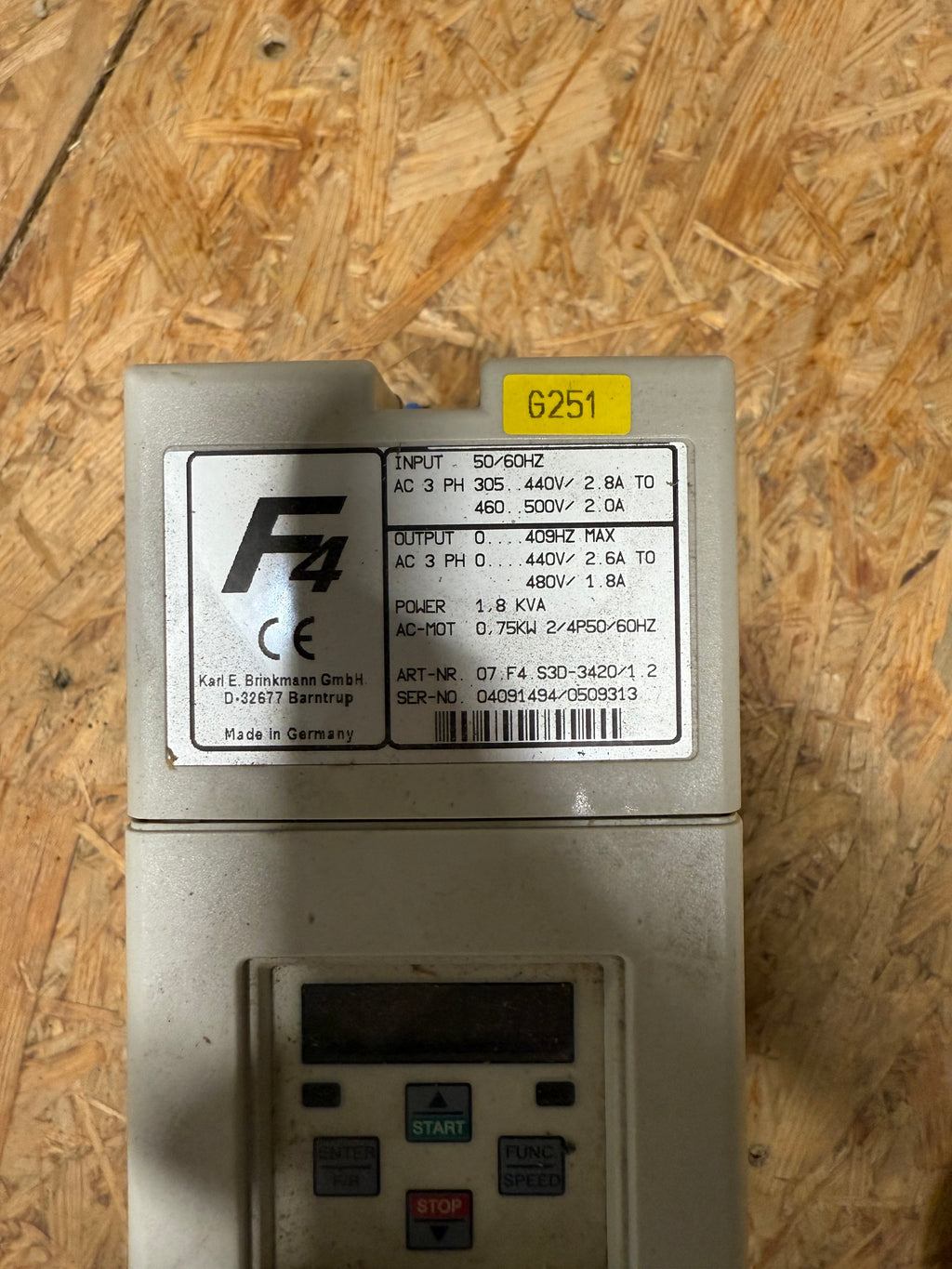 KEB COMBIVERT F4 Frequenzumrichter 07.F4.S3D-3420/1.2 – IMG_3816.jpg